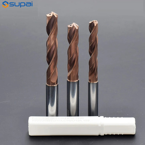 Thép không gỉ chế biến gỗ Độ chính xác cao 2 Sáo cacbua Lớp phủ đồng xoắn CNC khoan <span class=keywords><strong>bit</strong></span> HRC 45 55 60 65 cho gia công kim loại - Product Image 3