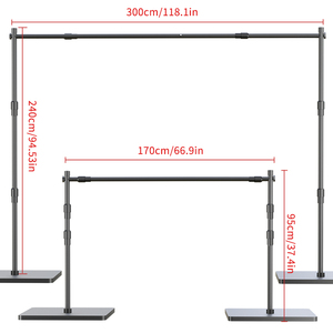 Support de <span class=keywords><strong>fond</strong></span> de scène <span class=keywords><strong>photo</strong></span> robuste 240x300cm pour studio <span class=keywords><strong>photo</strong></span> - Product Image 1