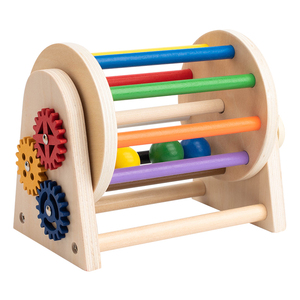 Bán Buôn Bằng Gỗ Giáo Dục Sớm Đồ Chơi Bánh Lăn Trống Phát Triển Trí Thông Minh Hỗ Trợ Giảng Dạy Màu Sắc Nhận Thức Đồ Chơi Phòng Chống Trống - Product Image 1