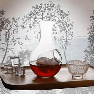 Carafe à whisky, vin et saké en cristal <span class=keywords><strong>de</strong></span> haute qualité <span class=keywords><strong>de</strong></span> style japonais classique avec poche à glace, soufflée à la main, grande capacité - Product Image 3