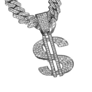 Collier cubain exagéré, pendentifs mode streetwear, long choker pour <span class=keywords><strong>femme</strong></span> - Product Image 5