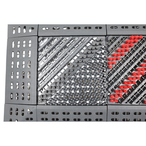 Dalles <span class=keywords><strong>de</strong></span> <span class=keywords><strong>sol</strong></span> en plastique PVC emboîtables <span class=keywords><strong>pour</strong></span> extérieur, anti-poussière et anti-neige, <span class=keywords><strong>tapis</strong></span> <span class=keywords><strong>de</strong></span> porte d'entrée modulaire - Product Image 2