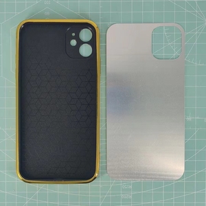 Bán buôn TPU + PC 2D Vàng thăng hoa trống trường hợp điện thoại thăng hoa Electroplated điện thoại di động trường hợp - Product Image 4