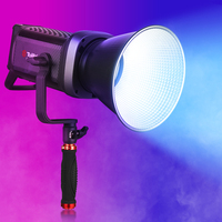 TOLIFO SK-200DRGB 200W Lampe LED COB RGB portable pour tournage, photographie et vidéo, compatible batterie V-Mount pour photographie en extérieur