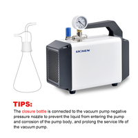 110V/220V laboratoire portable petite pompe à vide étanche à l'huile électrique à défilement sans huile