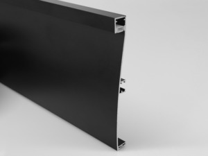 Perfil de <span class=keywords><strong>Aluminio</strong></span> Extruido con Ranura en T 6063, Tempera T5, Anodizado, Perfil de Rodapié, Alto CRI 90, Iluminación LED de 5 mm, Montaje en Superficie - Product Image 3