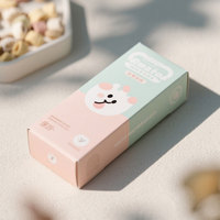 Boîte de papier kraft Boîte d'emballage alimentaire de marque Prime avec logo personnalisé Boîte de papier de carton blanche pliable à bout rabattable avec impression en couleur
