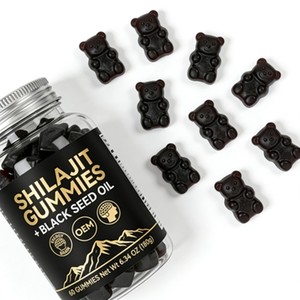Gummies de Shilajit Noir à Marque Blanche OEM – Pur Boost d'Énergie de l'Himalaya, Antioxydant, Beauté et Vitalité pour Adultes – 60 Comprimés - Product Image 2