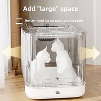 Nouvelle boîte à litière pour chat, accessoires inclus, désodorisant, toilette pliable pour chat