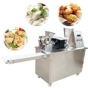 Máquina comercial automática de dumplings, raviolis, samosa, pelmeni, rollo de resorte, gran máquina empanada