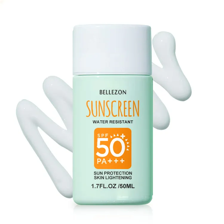 ขายส่งครีมกันแดดครีม Spf 50ฉลากส่วนตัวอินทรีย์วิตามินซีสดใสมินิแร่ครีมกันแดด