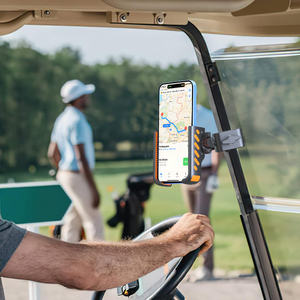 Support de téléphone universel pour chariot de golf à prise forte à dégagement rapide pour vélos, poussettes, scooters - Product Image 2