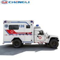Ambulance tout-terrain à pression négative ICU sur châssis Dongfeng 4x4 personnalisée pour le transport médical d'urgence sur le terrain