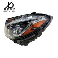 Pour Mercedes-Benz Classe C AMG Lentille de phare 2014-2018 USA Phare matriciel d'origine C300 AMG C43 C63 W205 Lumière géométrique