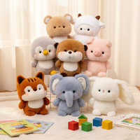 Yanxiannv Jouets en peluche petits animaux de 6 pouces, ours super mignon, en coton PP, compagnon de table, cadeau pour parc, vente en gros
