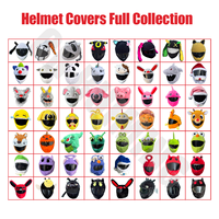 Housse de casque intégral de moto en peluche amusante motif requin, mignonne, unisexe, en fausse fourrure de lapin, marque Ruiming, toutes saisons