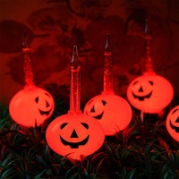 Guirlande lumineuse à bulles de citrouille d'Halloween personnalisable, étanche, pour 7LT 7FT 35W, blanc chaud, utilisation intérieure et extérieure