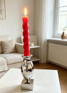 Porte-bougie luxueux poli miroir, fait main et écologique, pour décoration de table de <span class=keywords><strong>mariage</strong></span>, fête de Noël, banquet, maison, vente en gros - Product Image 5