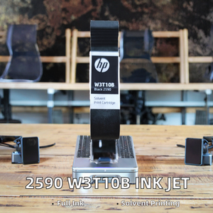 Solvente Compatible con HP 2590 W3T10B para Cartuchos de Tinta de Inyección para Máquinas de Impresión de Fecha, Número y Texto - Product Image 2