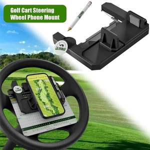 <b>Golf</b> Cart Steering Wheel Phone Holder Scorecard Organizer Portable Plastic Universal Household Daily Necessities - Product Image 2