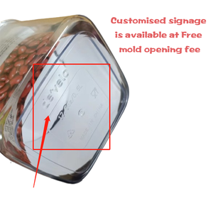 Refrigerator clear <b>Plastic</b> Vegetable <b>Food</b> Storage <b>Container</b> Box - Product Image 3