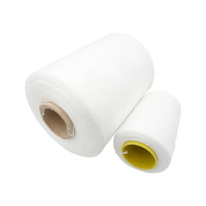 Fil à coudre en polyester haute ténacité blanc brut pour sacs 1 kg - Product Image 4