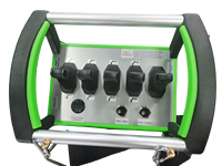 Control Remoto para Excavadora con 5 Palancas y 5 Botones, Resistente al Agua IP68, Alcance de 500m, Batería Recargable