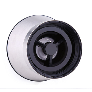 Commercio all'ingrosso macinapepe in bianco e nero bottiglia di macinazione manuale piccola bottiglia di condimento bottiglia di condimento di sale marino di vetro - Product Image 6