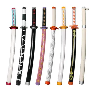 80cm Factory Sale Samurai Sword Katana Handmade Japanese Anime Cosplay Props Demon Slayer Sword