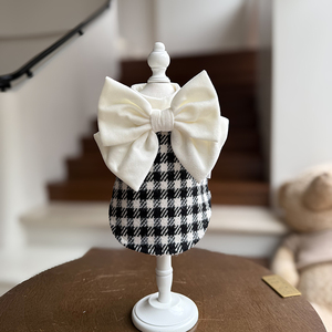 Vêtements de Noël pour animaux de compagnie à <span class=keywords><strong>prix</strong></span> abordable, style princesse mignon avec nœud, pour <span class=keywords><strong>Chihuahua</strong></span>, Papillon, chat, chien, pour mariage, fête, anniversaire, festival - Product Image 6