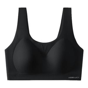 Nuovo reggiseno da donna di <span class=keywords><strong>grandi</strong></span> dimensioni con coppe sottili e senza <span class=keywords><strong>fascia</strong></span> in acciaio, traspirante e adatto per l'esercizio fisico, reggiseno invisibile per donna - Product Image 1