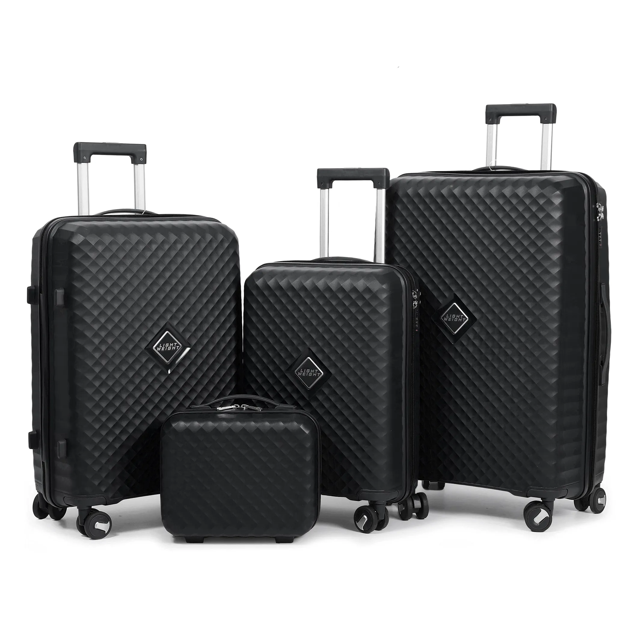 Novo tipo 4 peças moda tronco bagagem definida para negócios