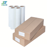 Rouleau DTF 60CM*100M, film PET double face, papier transfert haute température pour impression sur t-shirts, impression numérique, logo personnalisable