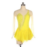 Robe de patinage sur glace à manches longues pour enfant