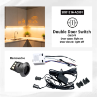 Interrupteur de porte tactile universel SHINECHIP 110V-220V, en ABS, pour armoire, placard, lumière LED IP20