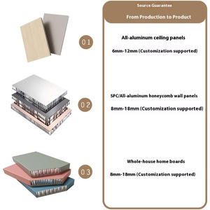 <strong>Aluminum</strong> <strong>Honeycomb</strong> Composite <strong>Panels</strong> Soundproof Wall <strong>Panels</strong> Hotel Ceiling Large Spc <strong>Panels</strong> Modern Eco-Friendly Waterproof - Product Image 3