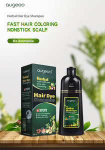 In magazzino 5 minuti naturale senza amoniac bottiglia leggera quotidiana colore permanente scuro nero marrone cinese shampoo colorante per capelli alle erbe - Product Image 3