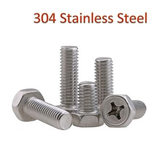 Tornillos Hexagonales de Acero Inoxidable de Alta Calidad M6 M8 M10 304 con Arandela de Resorte - Product Image 5