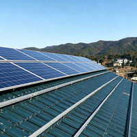 Support de montage au sol solaire personnalisable YUJI en aluminium-acier, structure au sol photovoltaïque galvanisée à chaud pour toit et abri de voiture
