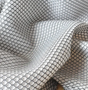 Tela de Malla Hexagonal con Textura de Líneas 3D, Tejido Tricot Creativo de Poliéster, Impermeable, Ignífugo y Resistente a Desgarros para Sofás - Product Image 3