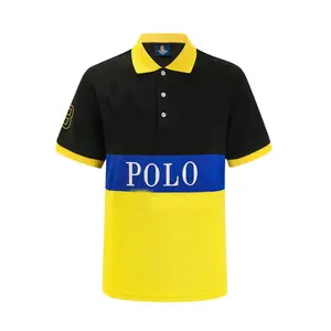 Polo personnalisé en tissu piqué pour hommes polo de créateur pour hommes logo personnalisé pour hommes polo t-shirts