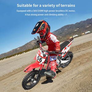 <span class=keywords><strong>Moto</strong></span> électrique tout-terrain pour adolescents 250W 36V 8AH, accélérateur rotatif, haute performance - Product Image 4
