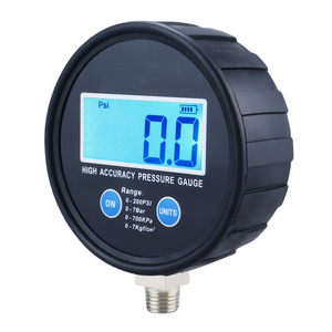 เกจวัดดิจิตอลขนาดเส้นผ่านศูนย์กลาง 80 มม. พร้อมเคสยาง เกจวัดความดันดิจิตอลแบบ LCD - Product Image 2