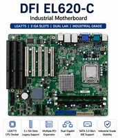 Carte mère industrielle DFI EL620-C ATX LGA775 G41 3 ISA 5 PCI 8 COM Dual GbE LAN avec processeur gratuit