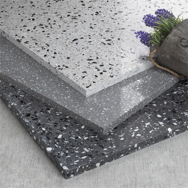 Factory Direct Sales Terrazzo mix Colorful Concrete Cement Terrazzo Slab Decor for Home and Project