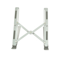 Support d'Ordinateur Portable Réglable sur 7 Niveaux, Rehausseur en Acier Carbone Compatible avec les Ordinateurs Portables de 9" à 17.3"