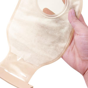Bolsa de Ostomía Beswell de Dos Piezas, Tipo Abierto con Base Desmontable, Grado Médico, No Tejida, Transparente - Product Image 1