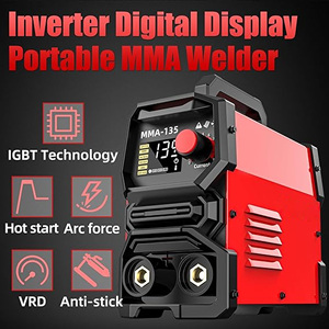 Machine à souder MMA portable 220V, machine à souder manuelle en acier inoxydable avec moteur CC, grande réduction pour une durée limitée - Product Image 5
