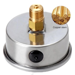 Chống sốc 60 mét thép không gỉ áp kế công nghiệp thủy lực lỏng Glycerine điền đo áp suất dầu - Product Image 5