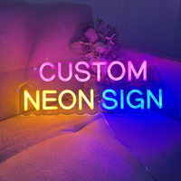 Lettres lumineuses LED néon d'origine chinoise pour le commerce extérieur, formes anglaises décoratives pour les fêtes, éclairage publicitaire transfrontalier